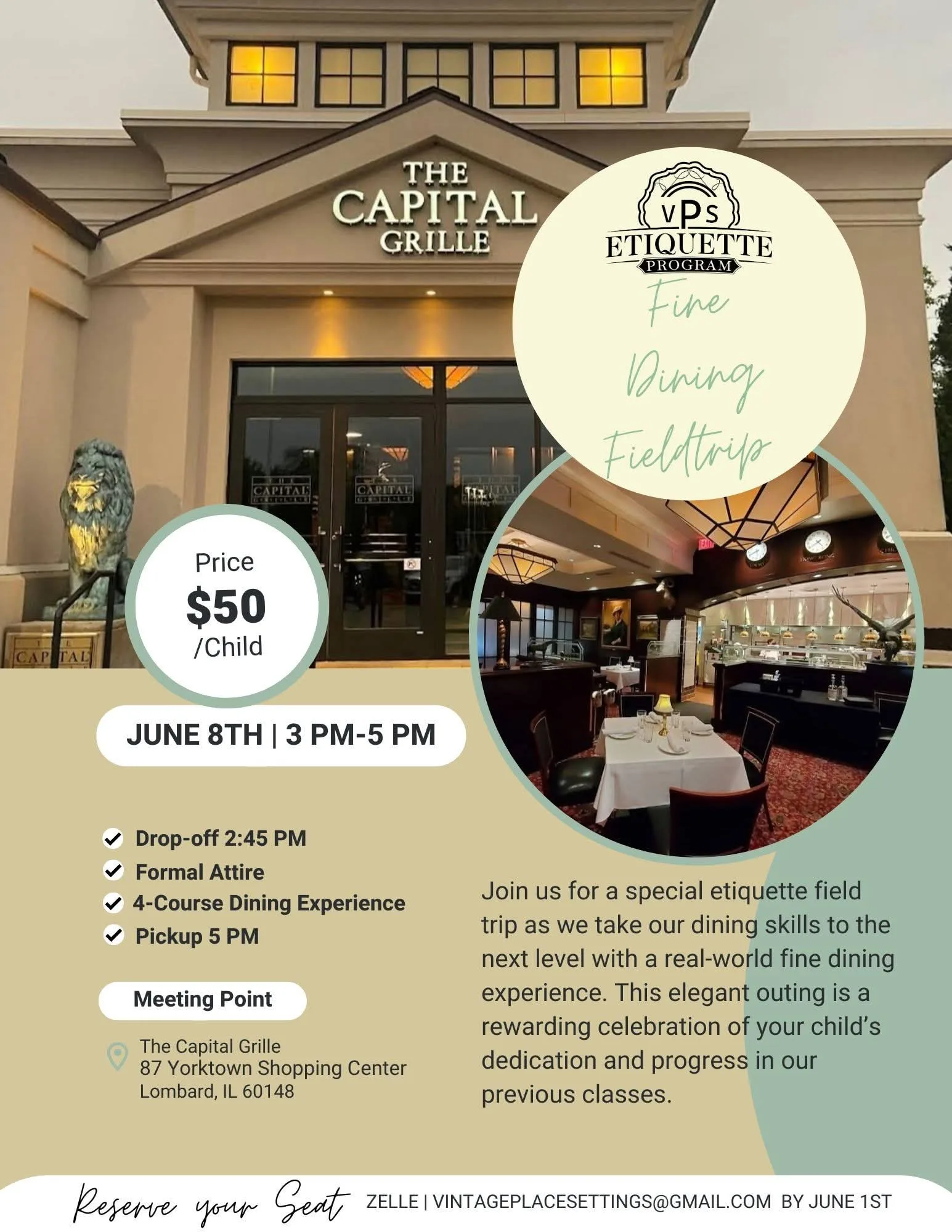 Fine Dining Field Trip: The Capital Grille Experience