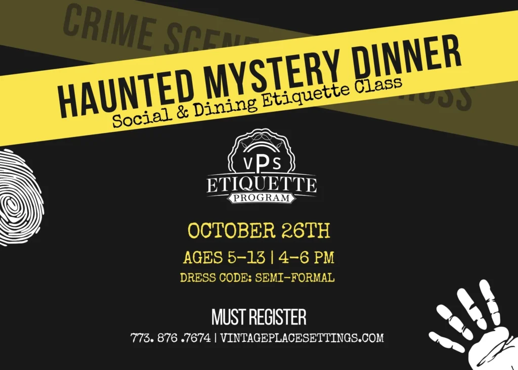 Spooky Manners Mystery Dinner