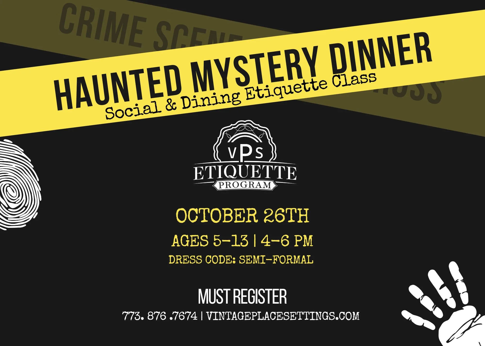 Spooky Manners Mystery Dinner
