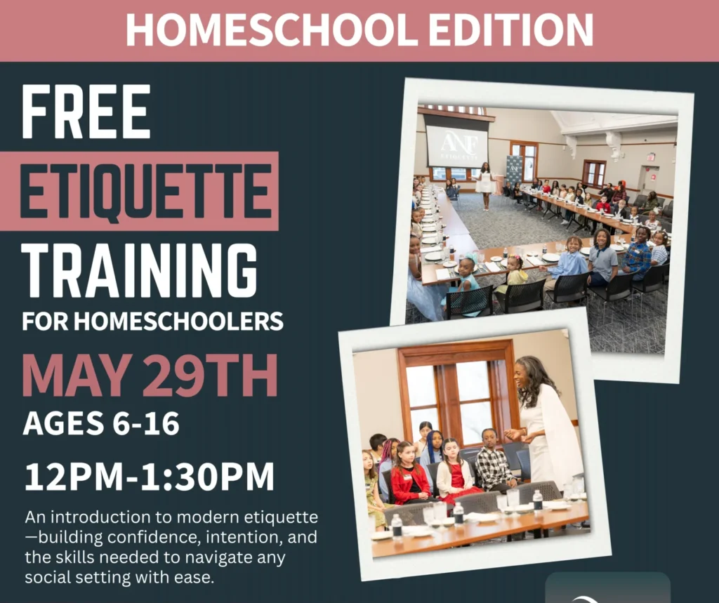 Intro to Etiquette | Homeschool Edition